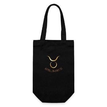 Signe du zodiaque Taureau - Sac à bouteille - noir - Devant