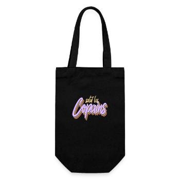 Hi Buddies - Gift Bag for Bottles - black - Front