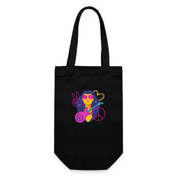 Hippy - Gift Bag for Bottles - black - Front