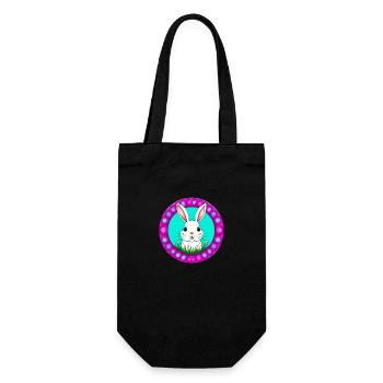 Pâques avec le lapin de Pâques - Sac à bouteille - noir - Devant