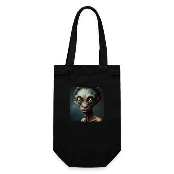 Extraterrestre Alien - Sac à bouteille - noir - Devant