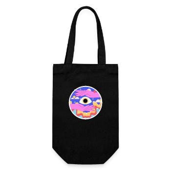 EYES - Sac à bouteille - noir - Devant