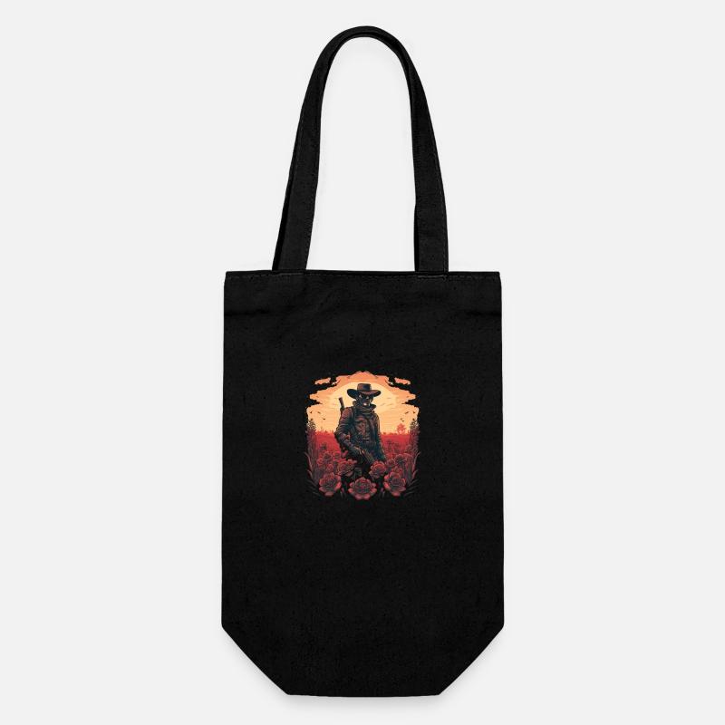 The Gunslinger - Gift Bag for Bottles - black