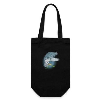 Harpy bird carries the snake - Gift Bag for Bottles - black - Front