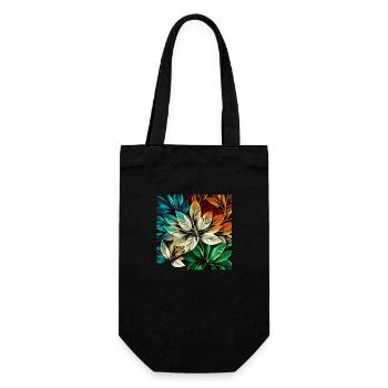 The plant - Gift Bag for Bottles - black - Front