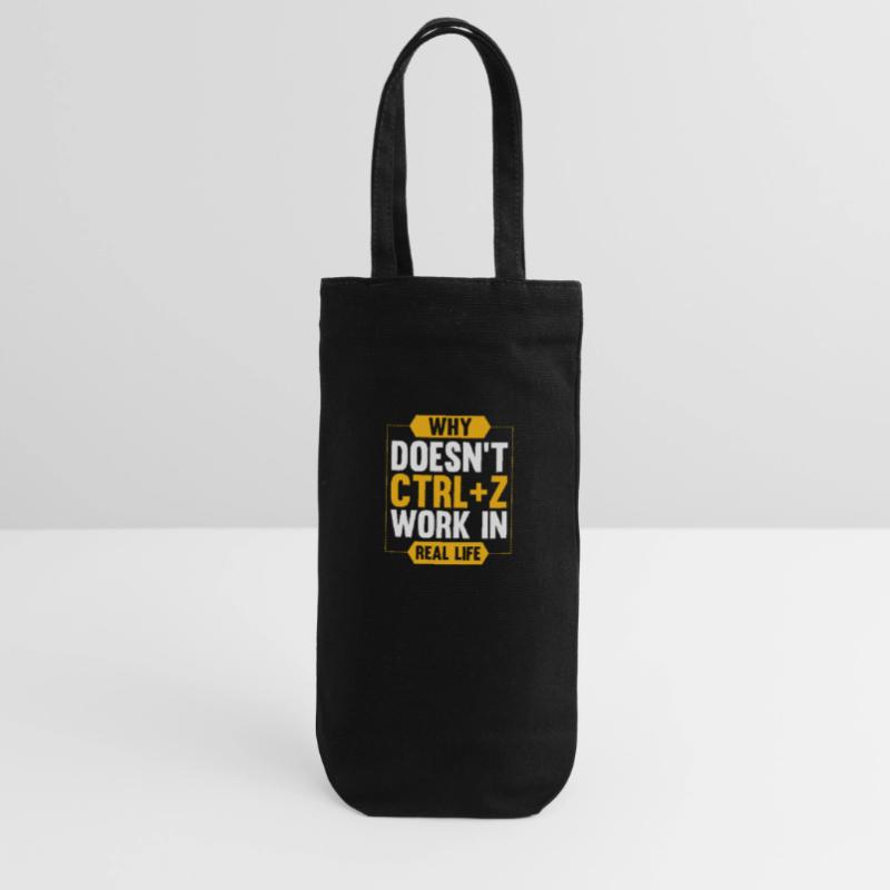 cadeau programmeur pc CTRL Z computer Sac à bouteille