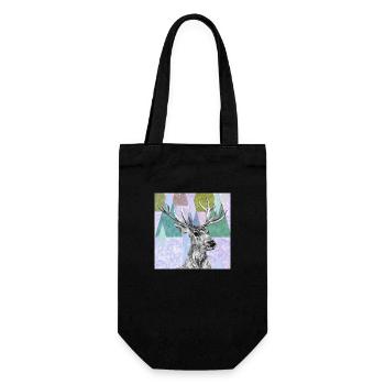 Cerf - Sac à bouteille - noir - Devant