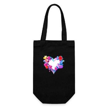 Saint-Valentin Fête des mères Mariage Amoureuse Fiançailles - Sac à bouteille - noir - Devant