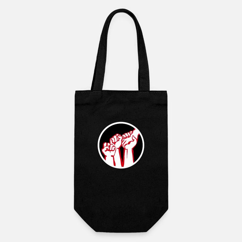 poings2b - Sac à bouteille - noir