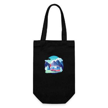 Caravane Camp Camping Tentes cadeaux Camping-car - Sac à bouteille - noir - Devant