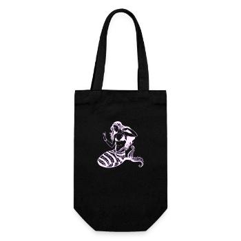 Sirène Mythique Rétro Sea Mermaid Princess neon - Sac à bouteille - noir - Devant