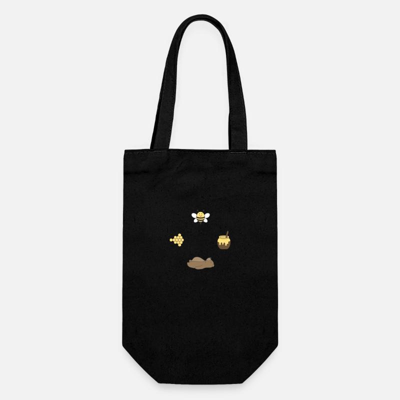 Honeybee - Gift Bag for Bottles - black