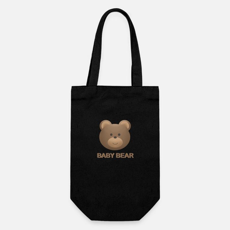 Bébé Ours - Sac à bouteille - noir