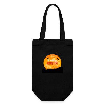 Meine Mama ist ein Mumstar - Geschenkbeutel für Flaschen - Schwarz - Vorne