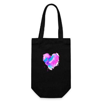 Saint-Valentin Mariage Amour Fiançailles Fête des mères - Sac à bouteille - noir - Devant