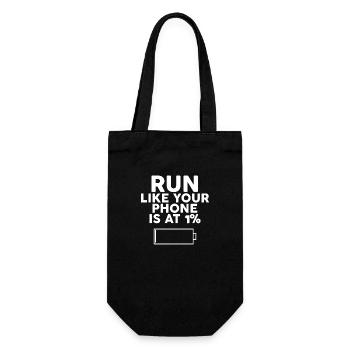 Funny Saying Funny Humor Gift Idea - Gift Bag for Bottles - black - Front