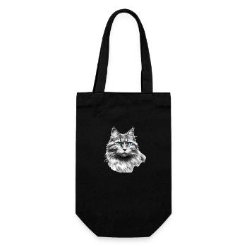 Chaton Propriétaire Chat Chat Domestique Chat - Sac à bouteille - noir - Devant