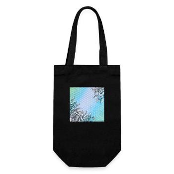 Rose background - Gift Bag for Bottles - black - Front
