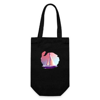 Voile Voilier Voilier Voile Sports - Sac à bouteille - noir - Devant