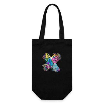 Graffiti style Splash hip hop colors painter color - Gift Bag for Bottles - black - Front