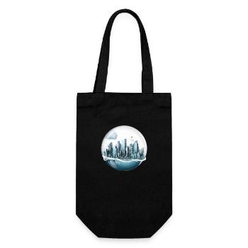 Atlantis - Ville sous-marine en bulle - Sac à bouteille - noir - Devant