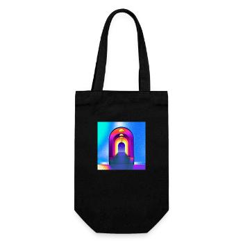 couloir luminescent - Sac à bouteille - noir - Devant