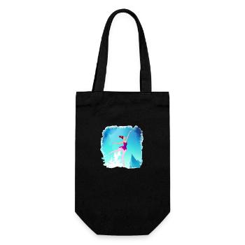 Ballet Dancer Ballerina Dance Class Gift Dance - Gift Bag for Bottles - black - Front