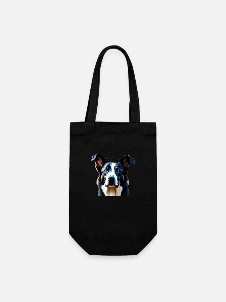 Chien tricolore - Sac à bouteille - noir