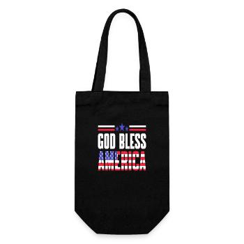God Bless America - Geschenkbeutel für Flaschen - Schwarz - Vorne