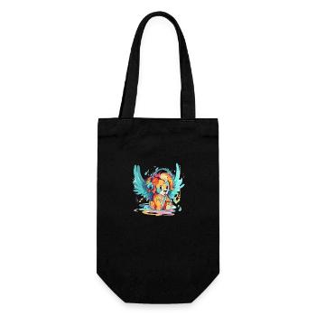 Léon le roi ailé - Sac à bouteille - noir - Devant