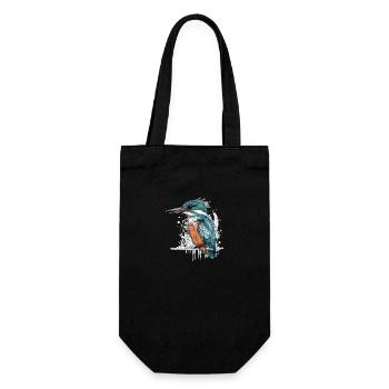 Beau martin-pêcheur - Sac à bouteille - noir - Devant