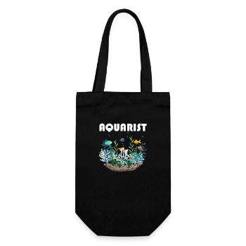 Aquarist Life Fish Keeping Aquarium Owner - Geschenkbeutel für Flaschen - Schwarz - Vorne