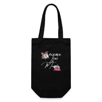 Équipe de la mariée floral - Sac à bouteille - noir - Devant