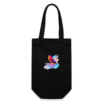 Budgerigar Bird Cockatiel Bird Propriétaire - Sac à bouteille - noir - Devant