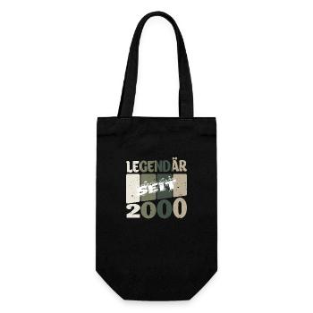 geburtstag 2000 - Geschenkbeutel für Flaschen - Schwarz - Vorne