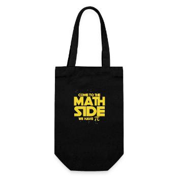 Come to the Math Side We have Pi - Geschenkbeutel für Flaschen - Schwarz - Vorne