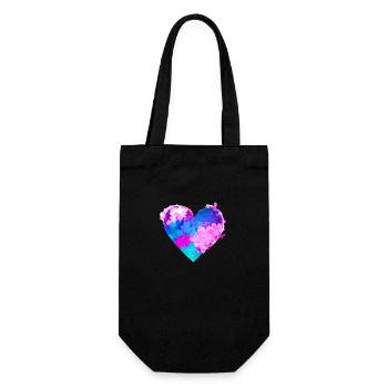 Saint-Valentin Engagement amoureux Fête des mères Mariage - Sac à bouteille - noir - Devant