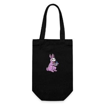 Gothic Rabbit Gothic Rabbit Gothic Easter Emo Goth - Gift Bag for Bottles - black - Front