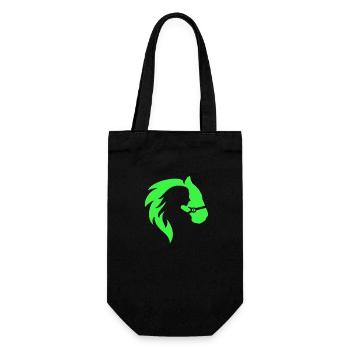 Illusion d’optique art psychédéliques formes rétro - Sac à bouteille - noir - Devant