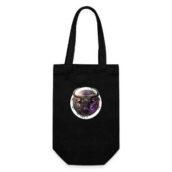 Taurus Horoscope - Gift Bag for Bottles - black - Front