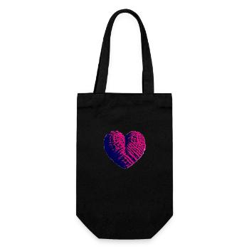 Saint-Valentin Fête des mères Mariage Amoureuse Fiançailles - Sac à bouteille - noir - Devant