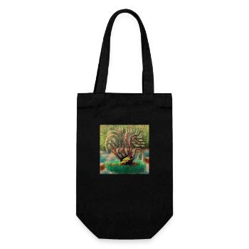old tree during easter - Gift Bag for Bottles - black - Front