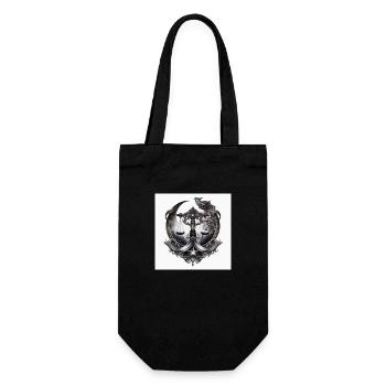 Balance sign image - Gift Bag for Bottles - black - Front