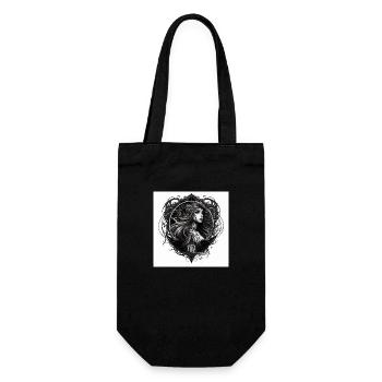 Femme Fatale tattoo - Gift Bag for Bottles - black - Front