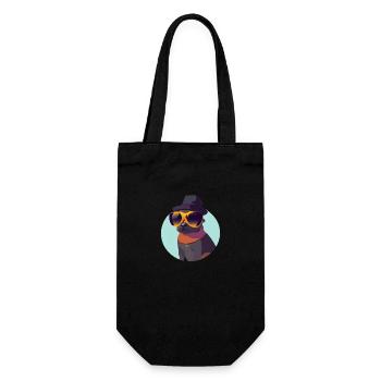 Chien Propriétaire Chiens Terrier Propriétaire de chien - Sac à bouteille - noir - Devant
