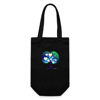 Valentine's Day Wedding Love Engagement Mother's Day - Gift Bag for Bottles - black - Front