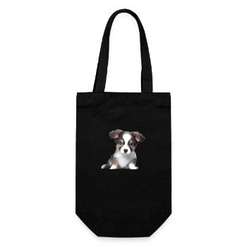 Chien Chien Propriétaire Berger Allemand Chien Chien d’Amour Chiens - Sac à bouteille - noir - Devant