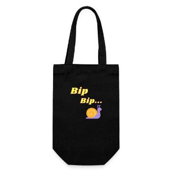 Impression Bip Bip - Des designs amusants - Sac à bouteille - noir - Devant