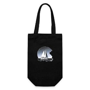 Voile Voilier Sailor Voilier Voilier - Sac à bouteille - noir - Devant