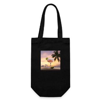Cocktail 2 Gift - Gift Bag for Bottles - black - Front